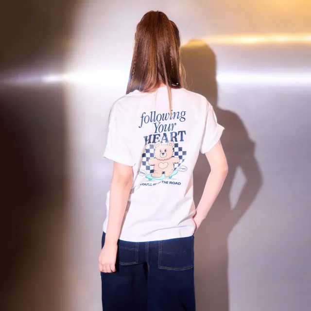【MAJOR MADE】登峰小熊棋盤格刺繡口袋T(休閒短T/圖案T恤/短袖上衣)