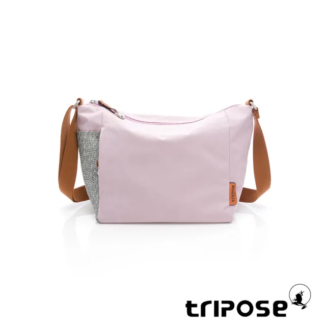【tripose】漫遊系列垂墜感斜背包-小(手毬紫)