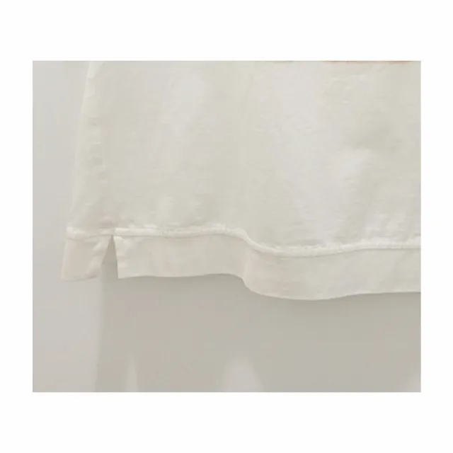 【YUTZUYA 優姿雅】浪漫繡線花樽高彈寬版T恤/上衣(短袖/高彈棉質/刺繡繡線/印圖/百搭圓領)