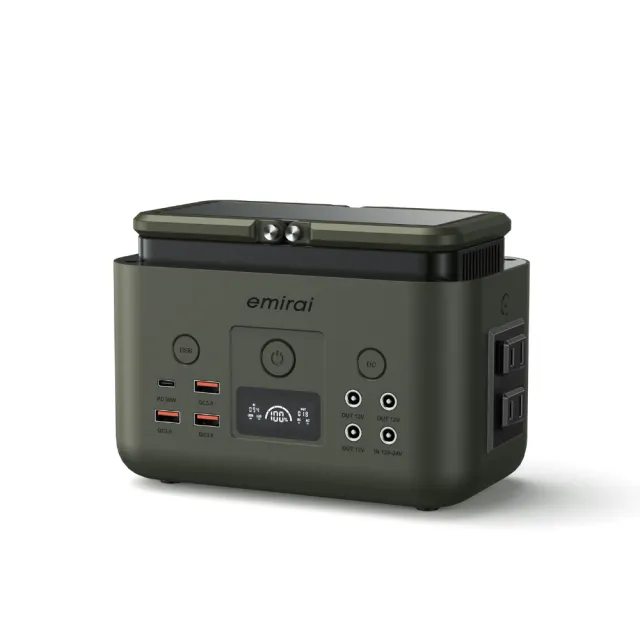 【emirai】EMR310儲能小瓦力！只有手掌大的200W行動電站(200W/62500mAh)