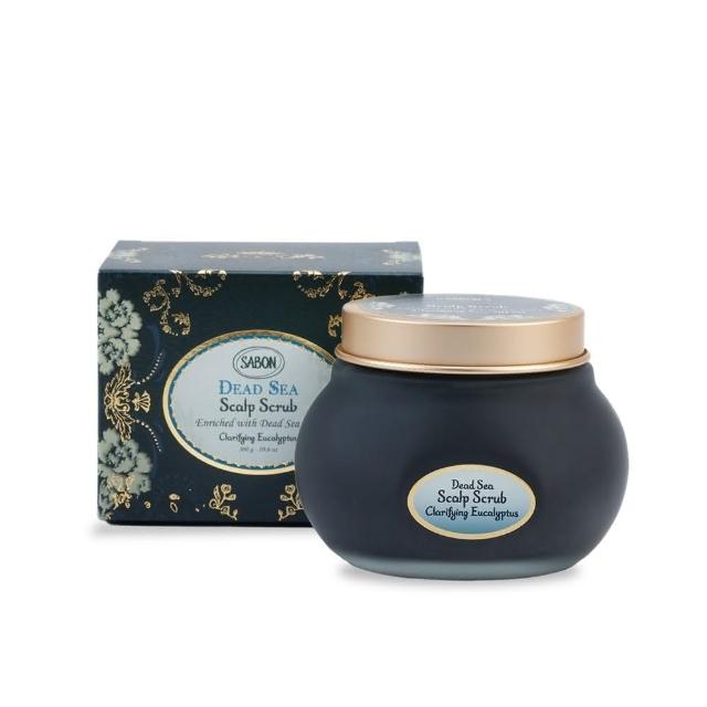 【SABON】官方直營 淨煥尤加利死海黑礦泥頭皮磨砂膏300g