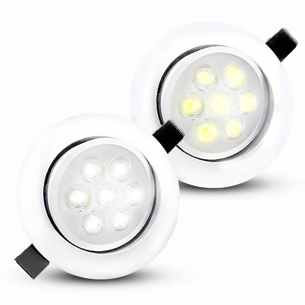 【KISS QUIET】12入組 ８W LED崁燈 開孔9.5cm(鹵素燈 崁燈 投射燈 嵌燈 燈泡 小射燈 LED崁燈)