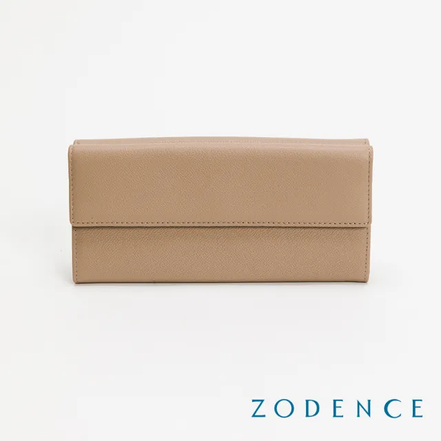 【ZODENCE 佐登司】CUFF進口真皮袖釦設計雙層長夾(多色)