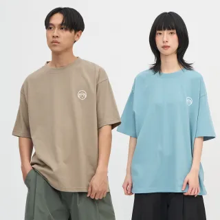 【plain-me】男女款 NORITAKE 安全帽頭像短TEE CRV0179-251(駝色 粉 灰藍 白 短T 短袖上衣 休閒上衣 T恤)