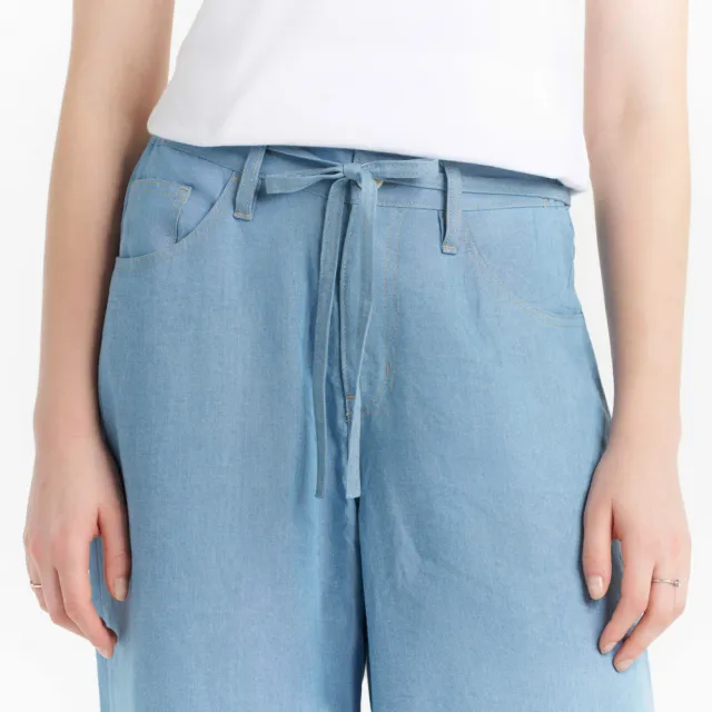 【LEVIS】XL STRAIGHT 女款 寬鬆牛仔褲 SUMMER HOLIDAY系列 丹寧寬褲 熱賣單品 0041T-0000
