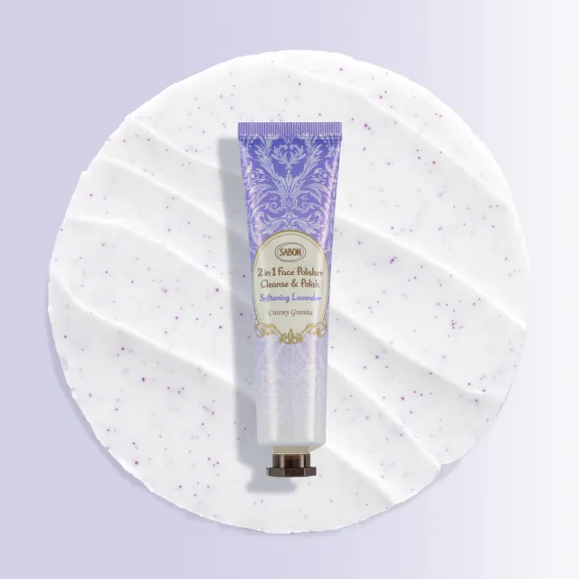 【SABON】官方直營 二合一臉部磨砂膏60ml(舒緩薰衣草/清爽薄荷)