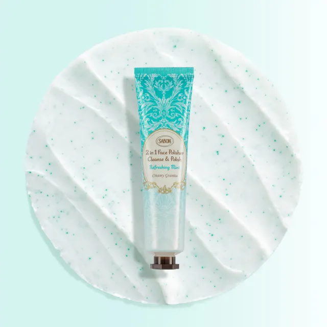 【SABON】官方直營 二合一臉部磨砂膏60ml(舒緩薰衣草/清爽薄荷)
