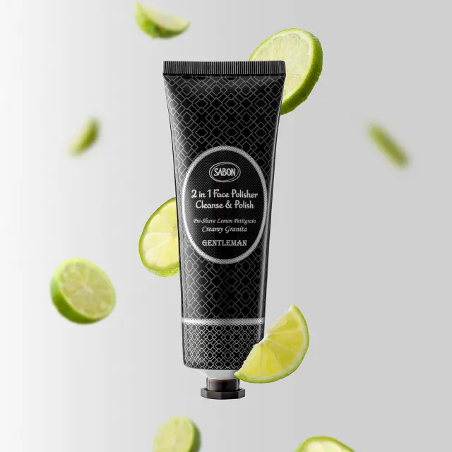 【SABON】官方直營 二合一臉部磨砂膏125ml-紳士(新品上市)