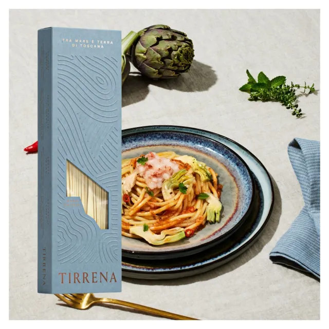 【Tirrena】義大利麵粗粒直麵 5號 500克/盒(Frescobaldi 家族手工製作)雙11