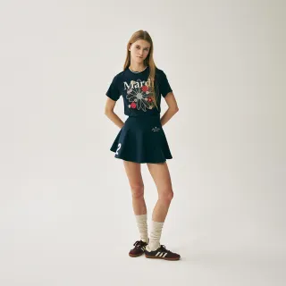 【MARDI MERCREDI】金高銀同款 喇叭迷你裙 海軍藍色 棉質 休閒 原創25 FLARE MINI SKIRT ORIGINALIS 25