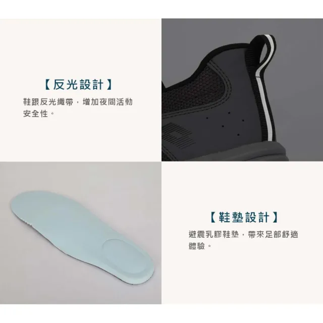 【LOTTO】男緩震止滑健步鞋-休閒 懶人鞋 走路鞋 輕便鞋(LT5AMX9568)
