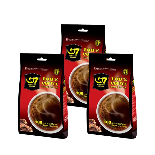 【G7】純咖啡 100入x24(箱購)
