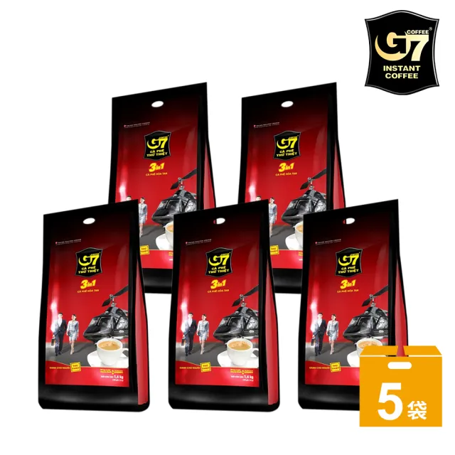 【G7】三合一即溶咖啡 100入x5(箱購)