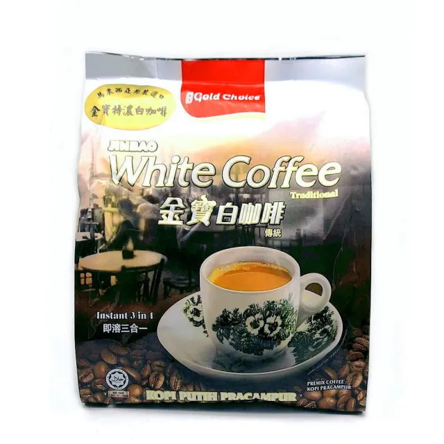 【金寶】白咖啡特濃(40gx15包/袋)