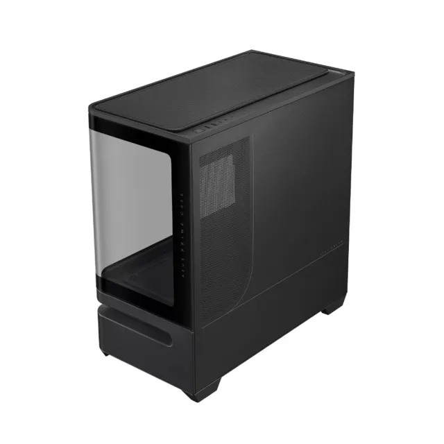 【ASUS 華碩】Prime AP202 ARGB 曲面全景玻璃電腦機殼 黑色(PRIME-AP202-ARGB-BLACK-TG)