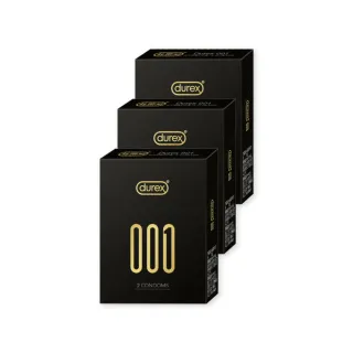 【Durex 杜蕾斯】001水性PU衛生套保險套2入x3(共6入)