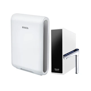 【BRITA】官方直營mypure pro X6櫥下瞬熱雙溫淨水組(白色 專利升級版+限量贈 超濾濾芯)