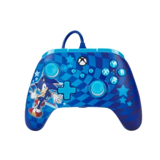 【PowerA】XBOX 官方授權副廠 可調增強款有線遊戲手把(XBGP0229-01-音速小子)