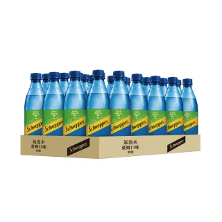 【Schweppes 舒味思】萊姆口味氣泡水500mlx24入/箱(官方直營)