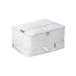 【SHIMOYAMA 霜山】旅行壓縮收納袋/行李壓縮袋-2件組-Sx1+Lx1(旅行分裝包/衣物袋/內衣整理袋)