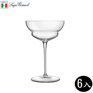 【Luigi Bormioli】無鉛水晶調酒杯 海明威調酒杯 250ml 6入組(義大利製調酒杯 無鉛水晶杯 水晶杯)
