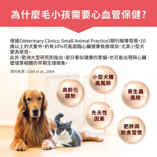 【LOVITA 愛維他】LOVITA PETS 寵物心血管保健膠囊60顆*1瓶(寵物保健 寵物魚油)