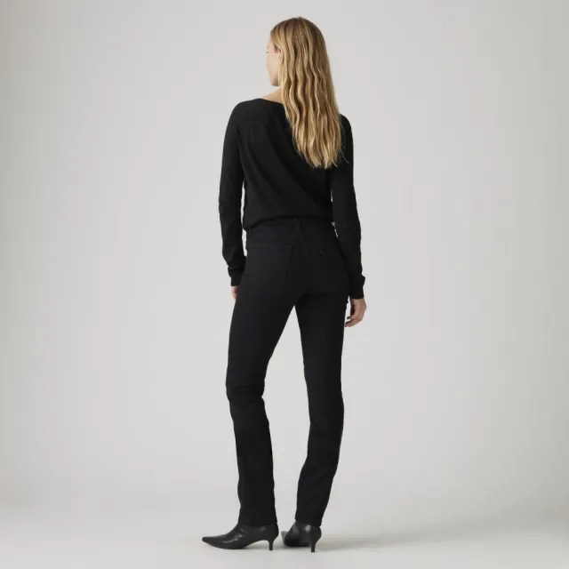 【LEVIS】724™ 高腰直筒牛仔褲 / 舒適彈性面料 女生牛仔褲 熱賣單品 18883-0321
