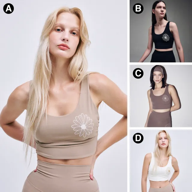 【MARDI MERCREDI】親膚運動內衣 多色 經典小雛菊 花 ULTIMATE COMFORT BASIC BRA THEFLOWER