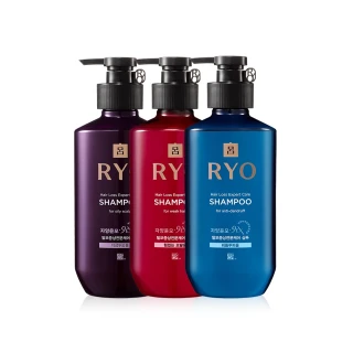 【RYO 呂 官方直營】滋養韌髮洗髮精 400ml x3入(油性/中乾性/敏感性/扁塌無力/去屑)