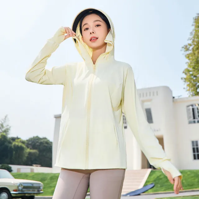 【MUAN】防紫外線UPF50+ 夏日連帽防曬服 涼感速乾防曬衣 抗UV外套 騎車外套 防曬衣