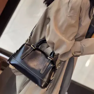 【KT DADA】雙11 波士頓包 小包包 日常包 包包 女生包包 牛皮包包 側背包 真皮包包 單肩包 通勤