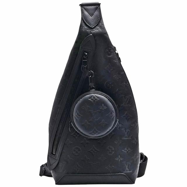 LV LOUIS VUITTON路易威登 M21890 經典 Duo 系列壓紋小牛皮斜背包