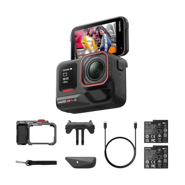 【Insta360】Ace Pro 2運動相機雙電街拍套裝(公司貨)