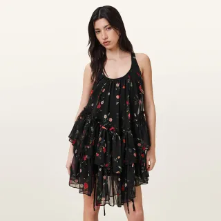 【ALLSAINTS】RACH 輕薄花卉印花短洋裝 W107DC(常規版型)