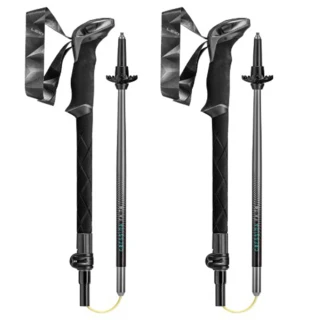 【LEKI】Cressida FX TA 泡棉長握把 快速扣 鋁合金 輕量折疊登山杖(Leki-65520691 一對販售)