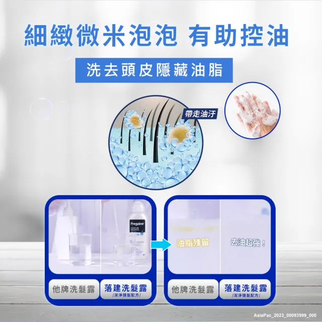 【落建】洗髮露潔淨健髮配方400mlx2 +露得清深層淨化洗面乳100g(潔淨健髮)