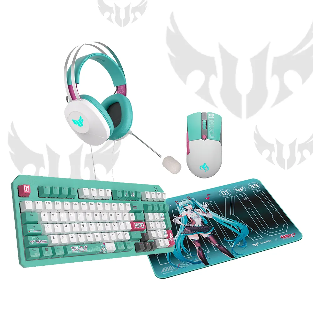 【ASUS 華碩】TUF Gaming Hatsune Miku Edition 初音未來 聯名套組