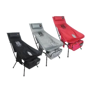 【Camping Ace】魔物獵人20周年系列-太空躺椅-紅色/灰色/黑色(悠遊戶外)