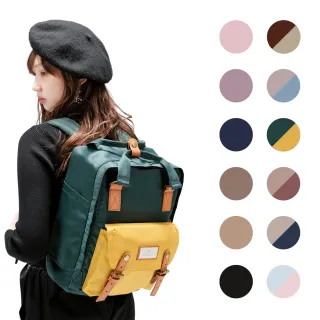 【DOUGHNUT】馬卡龍 經典款 大容量14吋後背包 防潑水(媽媽包 親子包)