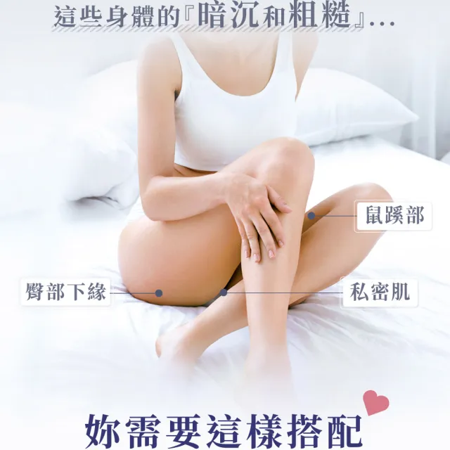 【Relove 官方直營】私密雙效奇蹟嫩白組(私密美白賦活晶球凝露EX升級版+傳明酸淨白清潔凝露)