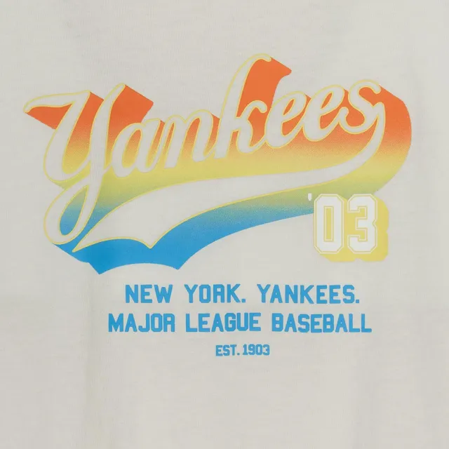 【MLB】童裝 短袖T恤 紐約洋基隊(7ATSVT353-50CRS)