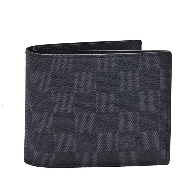 【Louis Vuitton 路易威登】N63336 經典MARCO系列Damier帆布印花折疊短夾(零錢袋)