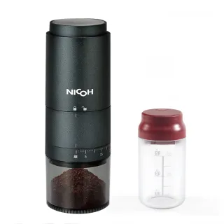 【NICOH】USB不鏽鋼錐刀磨豆機(加贈咖啡計量罐)