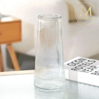 【Floral M】北歐塔莉亞冰晶玻璃花瓶(花瓶/插花/玻璃瓶/小口花瓶/花器/花盆/陶瓷花瓶/桌面擺飾)