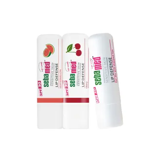 【SEBAMED 施巴】護唇膏SPF30-西瓜+櫻桃+潤澤 三入組(總代理)