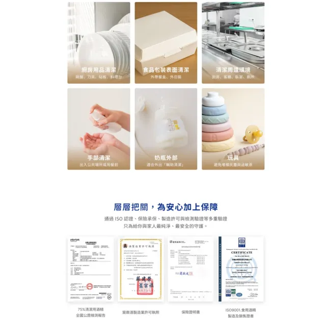 【宸鼎】75%食器清潔用酒精 2桶(4000ml/桶 食用酒精等級 防疫清潔)