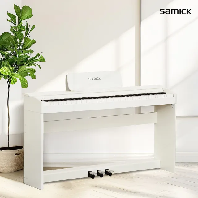 【SAMICK】韓國品牌NDP-60P數位鋼琴-時尚白&經典黑/兩色任選/加贈四好禮/原廠公司貨(數位鋼琴)
