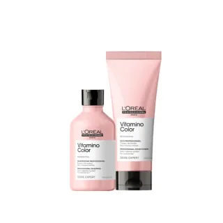 【L’OREAL 巴黎萊雅PRO】絲漾博飽和護色洗潤組(洗髮精+護髮乳/染後持色/護色/光澤)