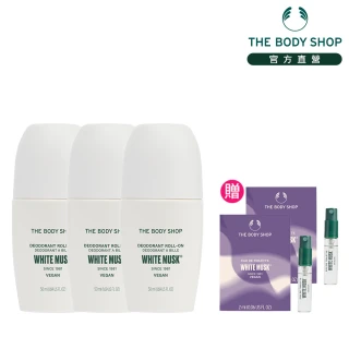 【THE BODY SHOP 美體小舖】白麝香清新體香組(50ML*3)
