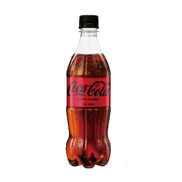 【Coca-Cola 可口可樂ZERO SUGAR】無糖零卡寶特瓶600mlx2箱(共48入)